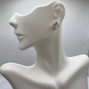 10k Solid Gold Diamond Stud Earrings - 4.00 CTW